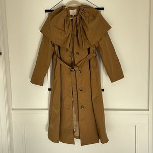 Rebecca Taylor Caped Trench Coat Classic M